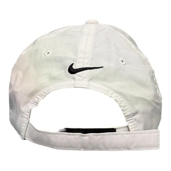 Nike Golf Hat Cap Strap Back White Blue Embroidered S Dad Hat One Size Mens - Picture 3 of 8
